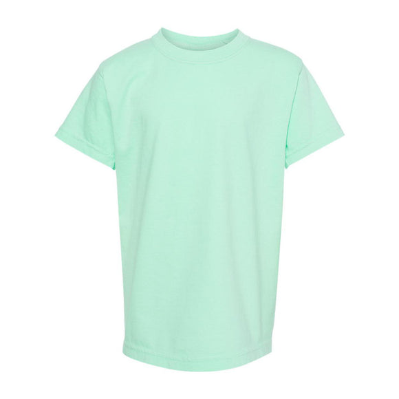 9018 Comfort Colors Garment-Dyed Youth Heavyweight T-Shirt Island Reef