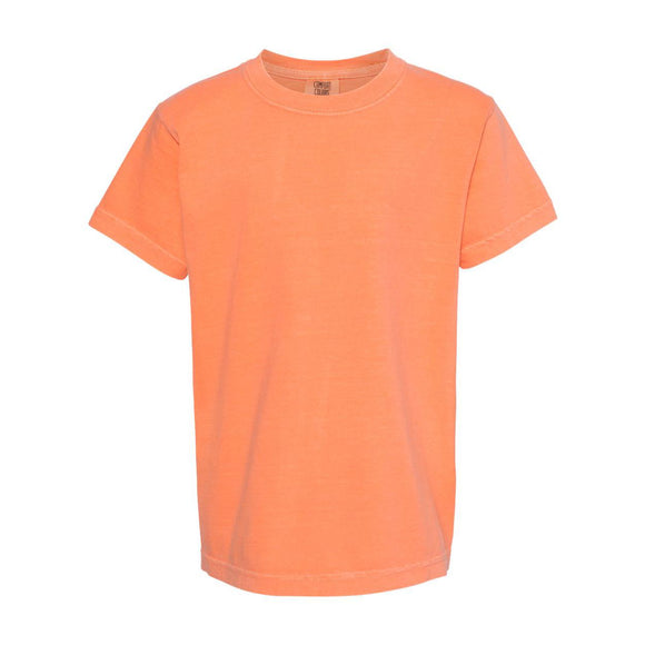 9018 Comfort Colors Garment-Dyed Youth Heavyweight T-Shirt Melon