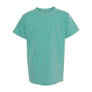 9018 Comfort Colors Garment-Dyed Youth Heavyweight T-Shirt Seafoam