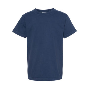 9018 Comfort Colors Garment-Dyed Youth Heavyweight T-Shirt True Navy