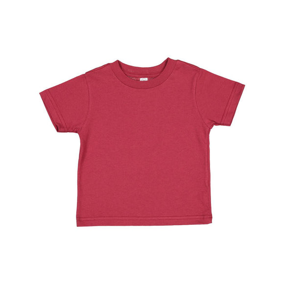 3301T Rabbit Skins Toddler Cotton Jersey Tee Garnet