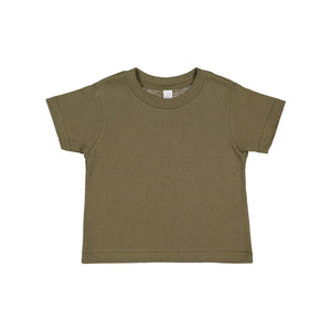 3301T Rabbit Skins Toddler Cotton Jersey Tee Military Green