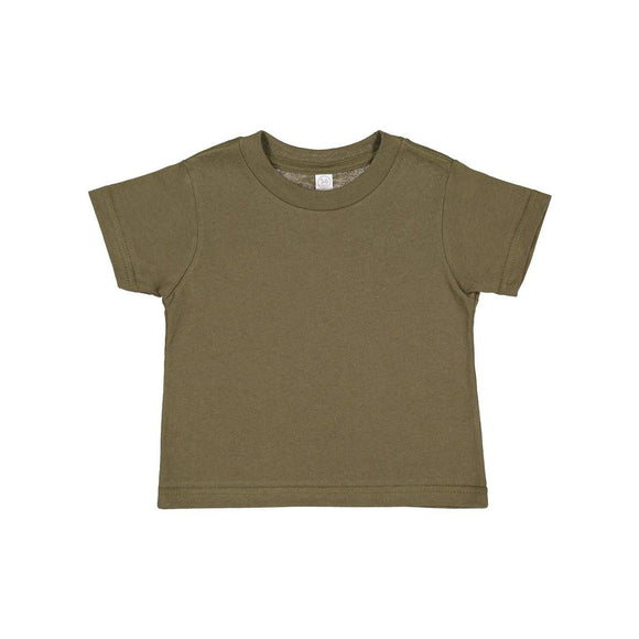 3301T Rabbit Skins Toddler Cotton Jersey Tee Military Green