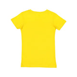 2616 LAT Girls' Fine Jersey Tee Yellow