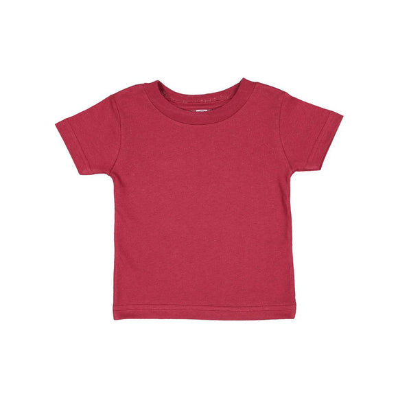 3401 Rabbit Skins Infant Cotton Jersey Tee Garnet