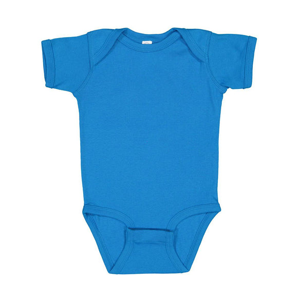 4400 Rabbit Skins Infant Baby Rib Bodysuit Cobalt