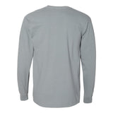 4410 Comfort Colors Garment-Dyed Heavyweight Long Sleeve Pocket T-Shirt Granite