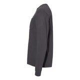 4410 Comfort Colors Garment-Dyed Heavyweight Long Sleeve Pocket T-Shirt Graphite