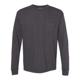 4410 Comfort Colors Garment-Dyed Heavyweight Long Sleeve Pocket T-Shirt Graphite