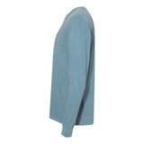 4410 Comfort Colors Garment-Dyed Heavyweight Long Sleeve Pocket T-Shirt Ice Blue