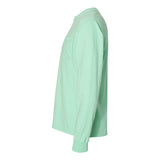 4410 Comfort Colors Garment-Dyed Heavyweight Long Sleeve Pocket T-Shirt Island Reef