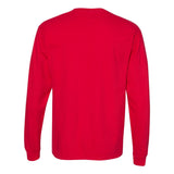 4410 Comfort Colors Garment-Dyed Heavyweight Long Sleeve Pocket T-Shirt Red