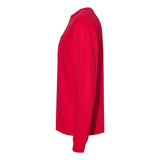 4410 Comfort Colors Garment-Dyed Heavyweight Long Sleeve Pocket T-Shirt Red