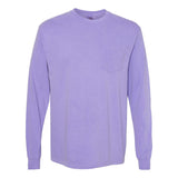 4410 Comfort Colors Garment-Dyed Heavyweight Long Sleeve Pocket T-Shirt Violet