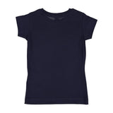 3316 Rabbit Skins Toddler Girls Fine Jersey Tee Navy