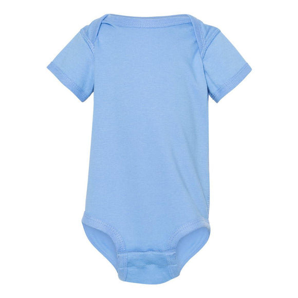 4424 Rabbit Skins Infant Fine Jersey Bodysuit Carolina Blue