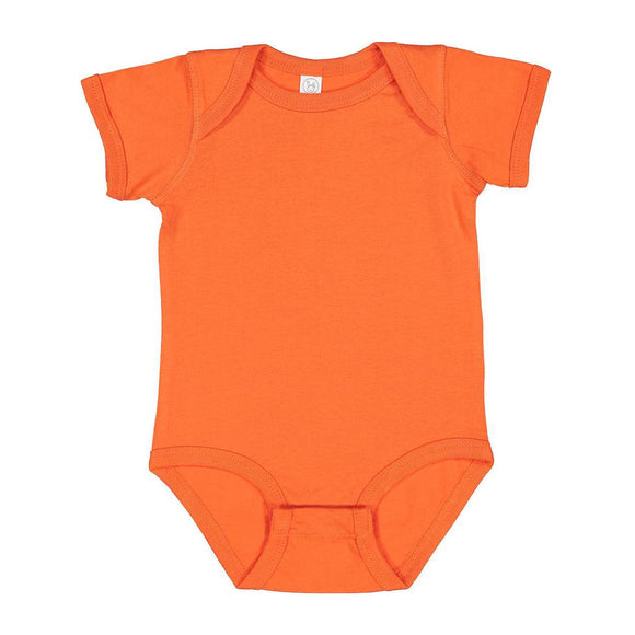 4424 Rabbit Skins Infant Fine Jersey Bodysuit Orange