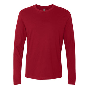 3601 Next Level Unisex Cotton Long Sleeve T-Shirt Cardinal