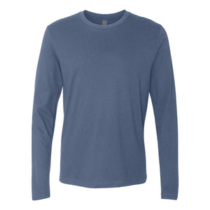 3601 Next Level Unisex Cotton Long Sleeve T-Shirt Indigo