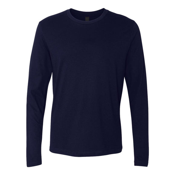 3601 Next Level Unisex Cotton Long Sleeve T-Shirt Midnight Navy