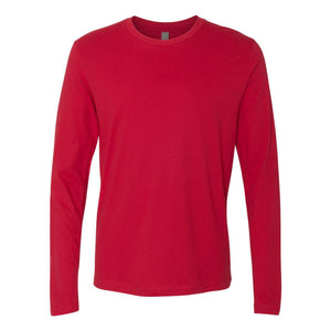 3601 Next Level Unisex Cotton Long Sleeve T-Shirt Red