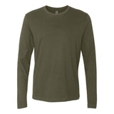 3601 Next Level Unisex Cotton Long Sleeve T-Shirt Military Green