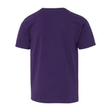 3930BR Fruit of the Loom HD Cotton Youth Short Sleeve T-Shirt Deep Purple