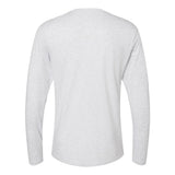 6071 Next Level Unisex Triblend Long Sleeve T-Shirt Heather White