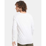 6071 Next Level Unisex Triblend Long Sleeve T-Shirt Heather White