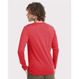 6071 Next Level Unisex Triblend Long Sleeve T-Shirt Vintage Red