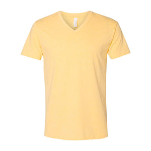 6240 Next Level Unisex CVC V-Neck T-Shirt Banana Cream