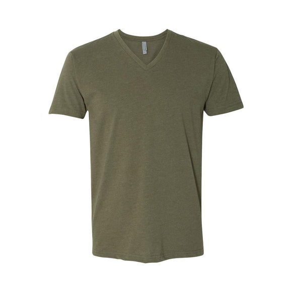 6240 Next Level Unisex CVC V-Neck T-Shirt Military Green