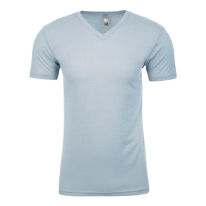 6440 Next Level Unisex Sueded V-Neck T-Shirt Light Blue