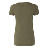 6740 Next Level Women’s Triblend Deep V-Neck T-Shirt Military Green