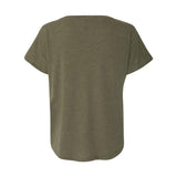 6760 Next Level Women’s Triblend Dolman T-Shirt Military Green