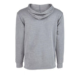 9300 Next Level Unisex Malibu Welt Pocket Hoodie Heather Grey