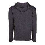 9300 Next Level Unisex Malibu Welt Pocket Hoodie Heather Black