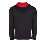 9301 Next Level Unisex Laguna Hoodie Black/ Red