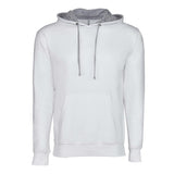 9301 Next Level Unisex Laguna Hoodie White/ Heather Grey