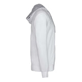 9301 Next Level Unisex Laguna Hoodie White/ Heather Grey