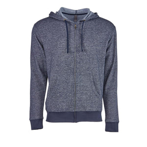 9600 Next Level Unisex Pacifica Full-Zip Hoodie Navy