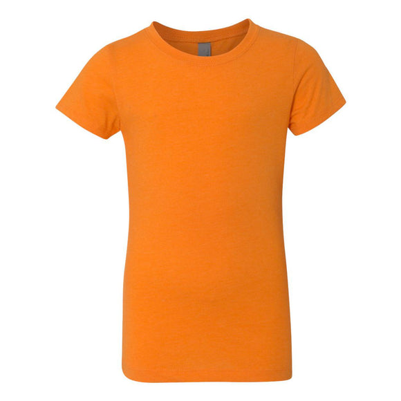 3712 Next Level Girls’ CVC Princess T-Shirt Orange