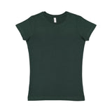 3616 LAT Women's Fitted Fine Jersey Tee Forest