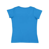 3504 LAT Women's Scoop Neck Fine Jersey Tee Cobalt