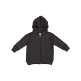 3446 Rabbit Skins Infant Full-Zip Fleece Hoodie Vintage Smoke