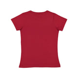 3516 LAT Women's Fine Jersey Tee Garnet