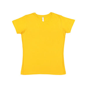 3516 LAT Women's Fine Jersey Tee Gold