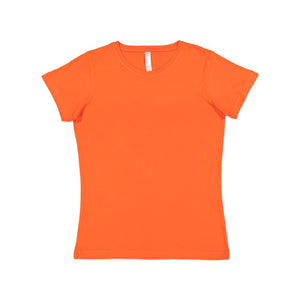 3516 LAT Women's Fine Jersey Tee Orange