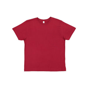 6101 LAT Youth Fine Jersey Tee Garnet