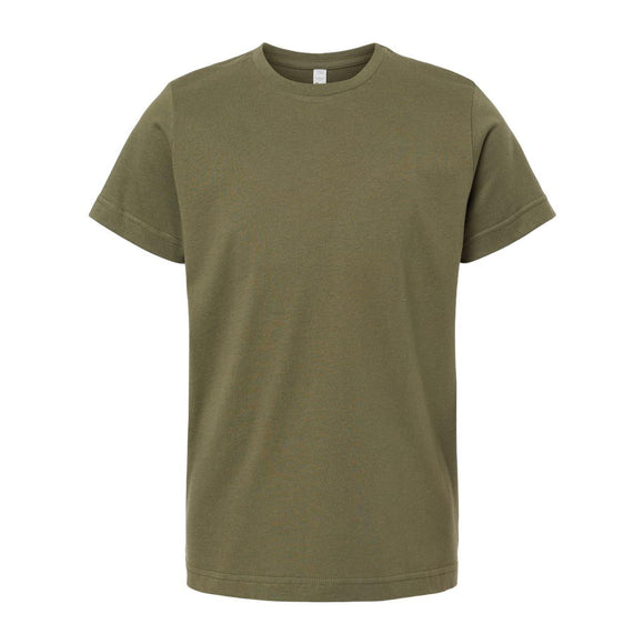 6101 LAT Youth Fine Jersey Tee Military Green